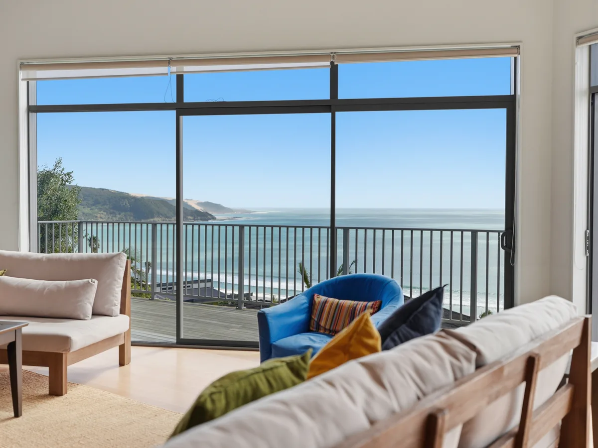 Coastal outlook from 44A Tasman Heights, Ahipara