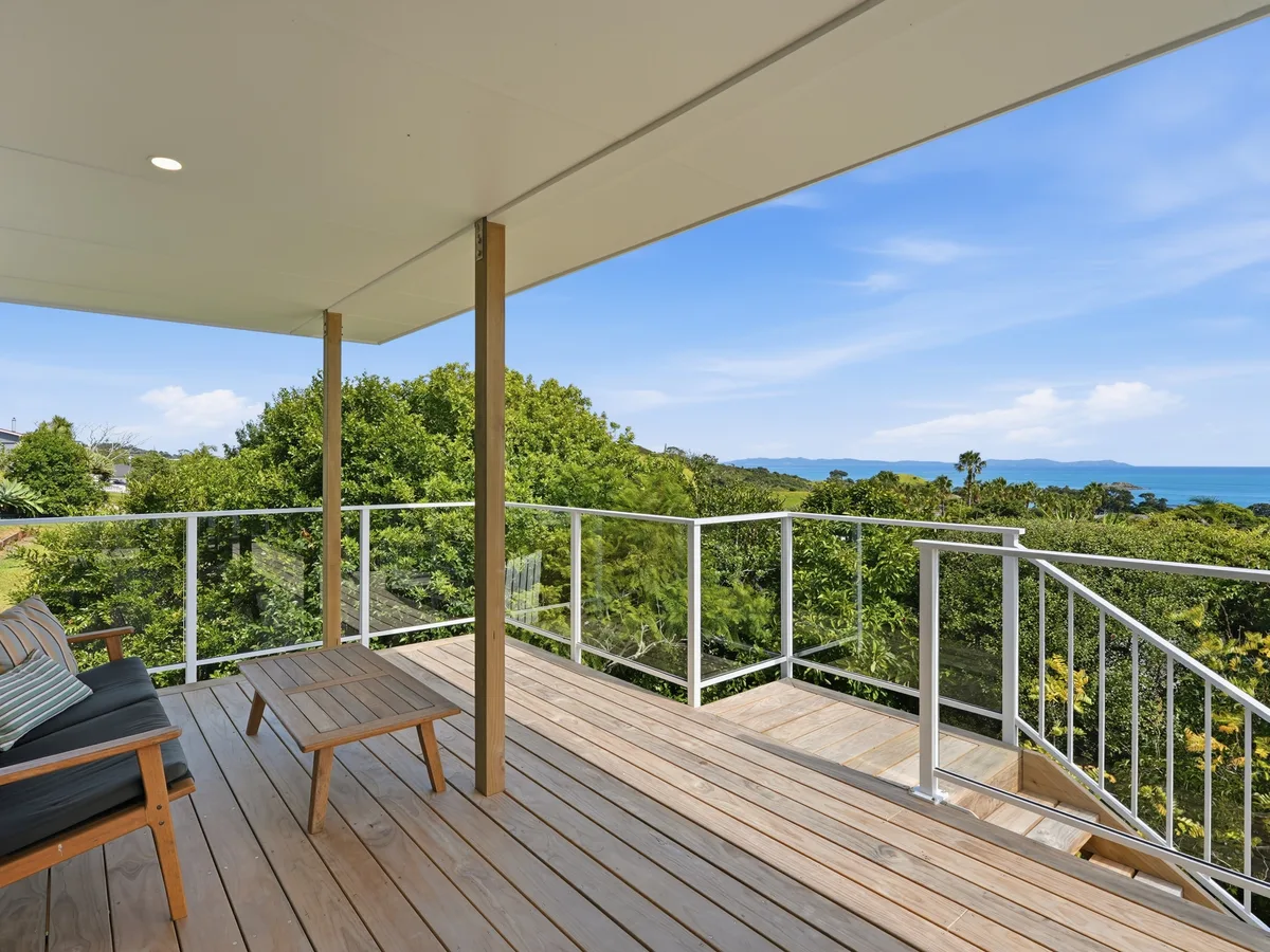Deck with sea view